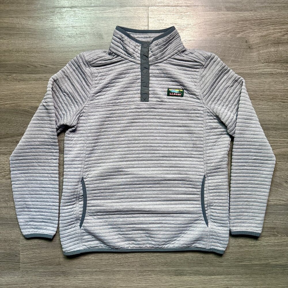 L.L. Bean Women's Airlight Knit Pullover - Light Grey